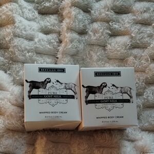 Beekman 1802 Pure Goat Milk Whipped Body Cream - Cream and Black